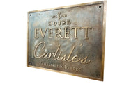 Address Brass Plaque Plate